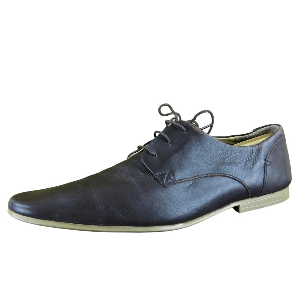 ASOS Men's  Derby‎ Oxfords Brown Leather Size 8.5 Medium  Used 2025